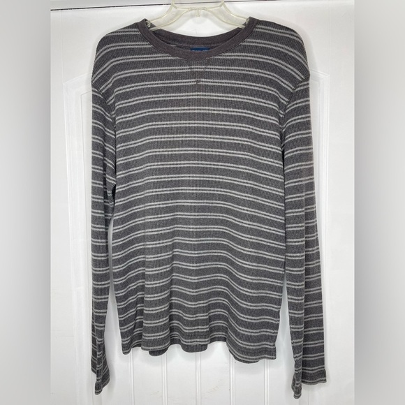 Highland Outfitters Thermal Long Sleeve Stripe Shirt Size XL - Picture 1 of 7